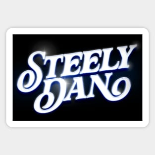 Steely Dan // Retro-Style Typography Design Sticker